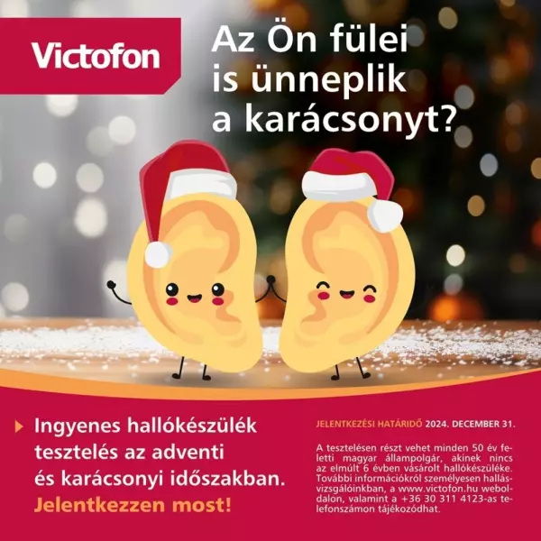 Az Ön füle is ünnepli a karácsonyt?