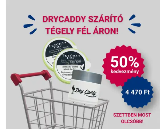 DryCaddy SZETT - Szárító tégely 50% kedvezménnyel